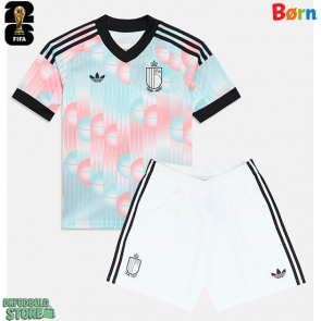 Belgien Replika Babytøj Udebanesæt Børn VM 2026 Kortærmet (+ Korte bukser)